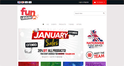 Desktop Screenshot of funleisureuk.com